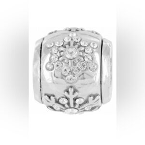 Brighton Nordic Star Snowflakes Silver charm RETIRED